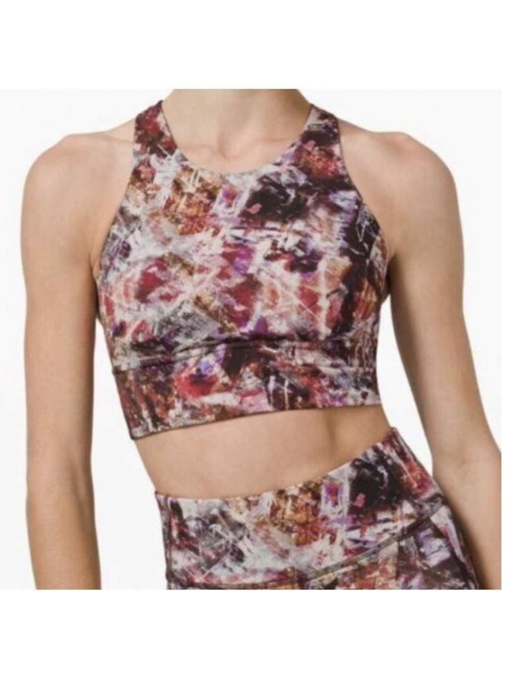 Lululemon Wunder Train Long-Line Bra Crop Cropped Tank Top C/D Urbantricity